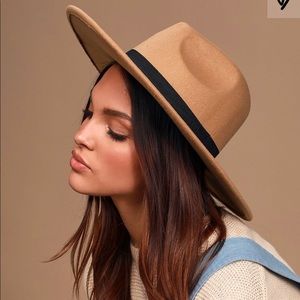 NEW Tan Fedora Hat